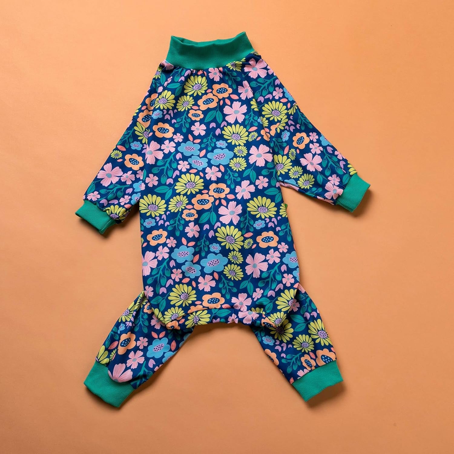 Onsie for Dog after Surgery Big Dogs, Big Dog Clothes, Post Surgery Onesie, Lightweight Fabric Pitbull Dog Pullover Pajamas, Puppy Pajamas, Pitbull Clothes, Blue Green L