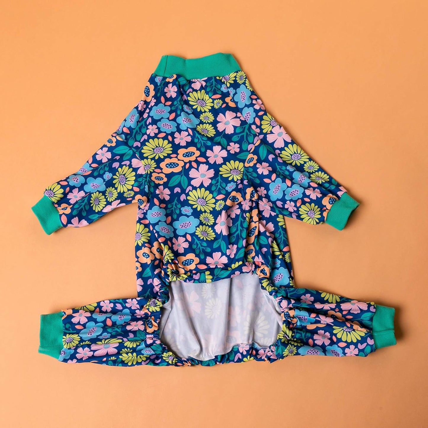 Onsie for Dog after Surgery Big Dogs, Big Dog Clothes, Post Surgery Onesie, Lightweight Fabric Pitbull Dog Pullover Pajamas, Puppy Pajamas, Pitbull Clothes, Blue Green L